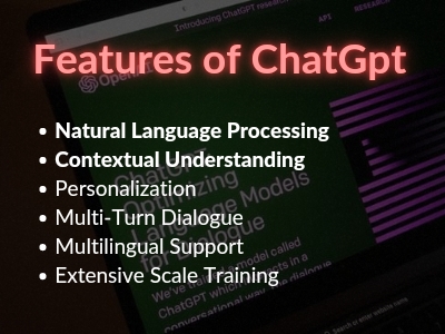 Features of chat GPT